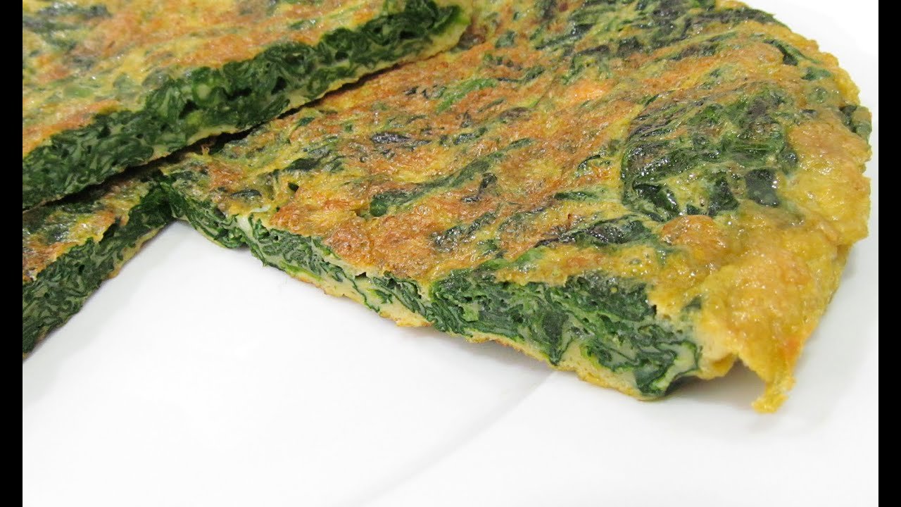 Receta de Tortillitas de espinacas