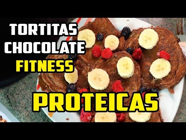 Receta de Tortitas de chocolate fitness