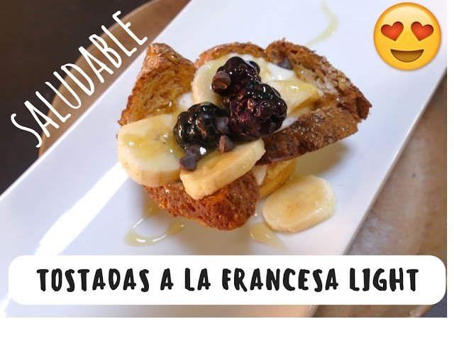 Receta de Tostadas francesas light
