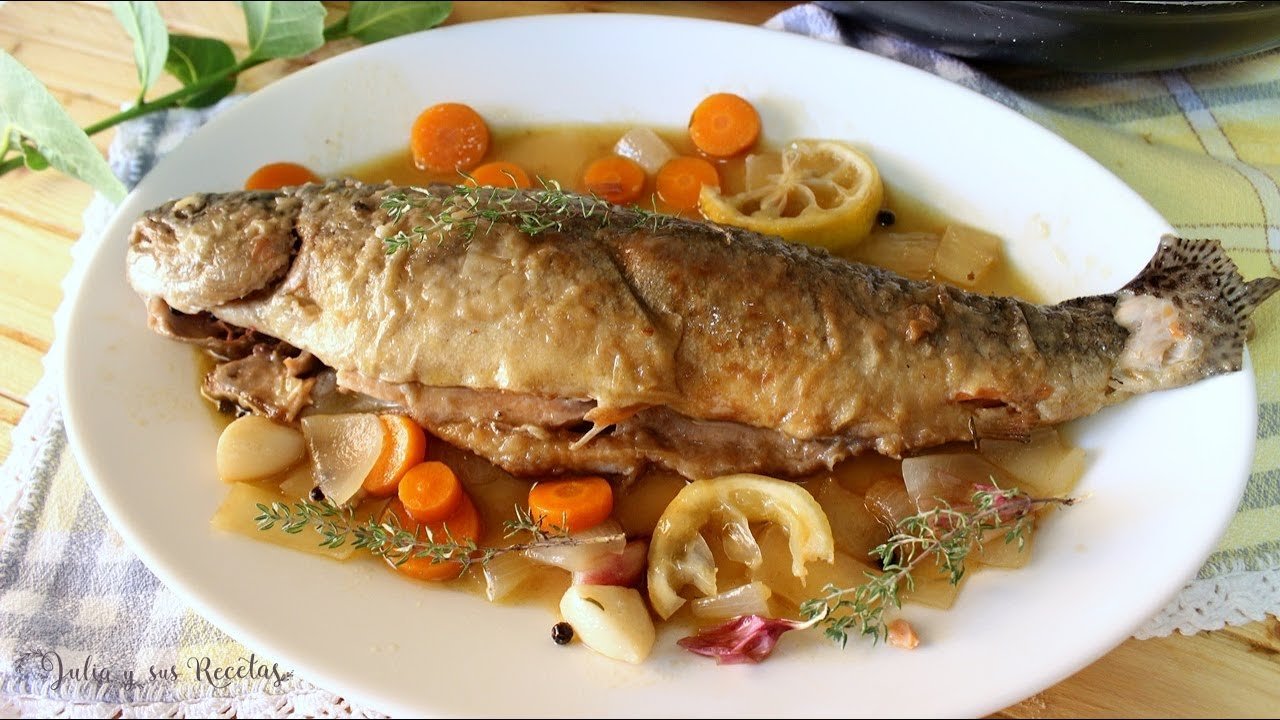 Receta de Truchas en escabeche