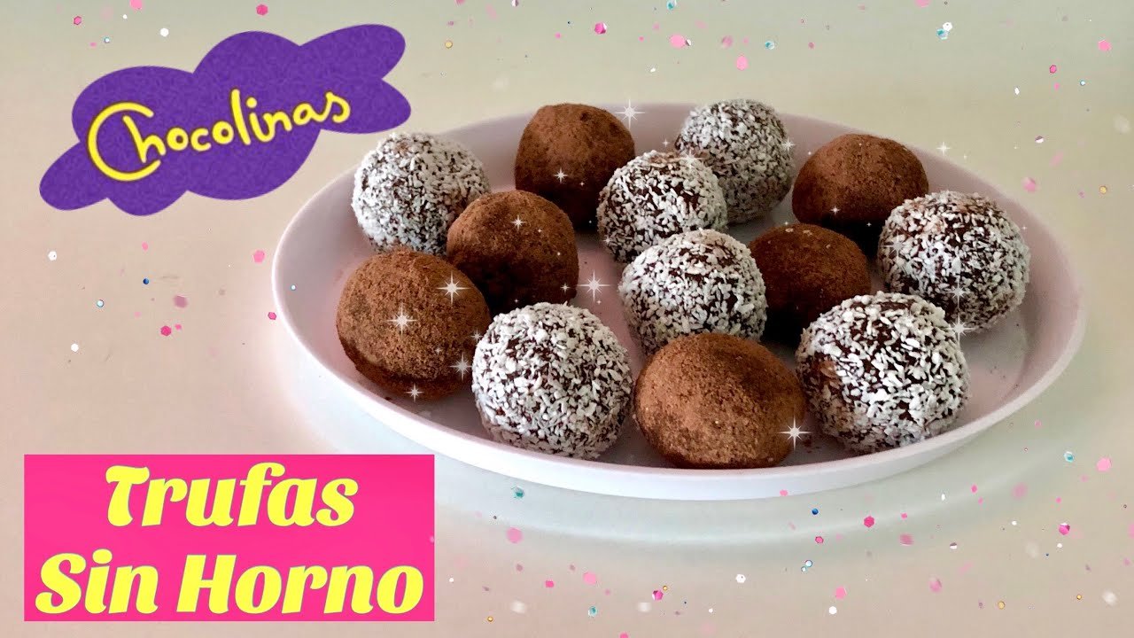 Receta de Trufas con galletas chocolinas