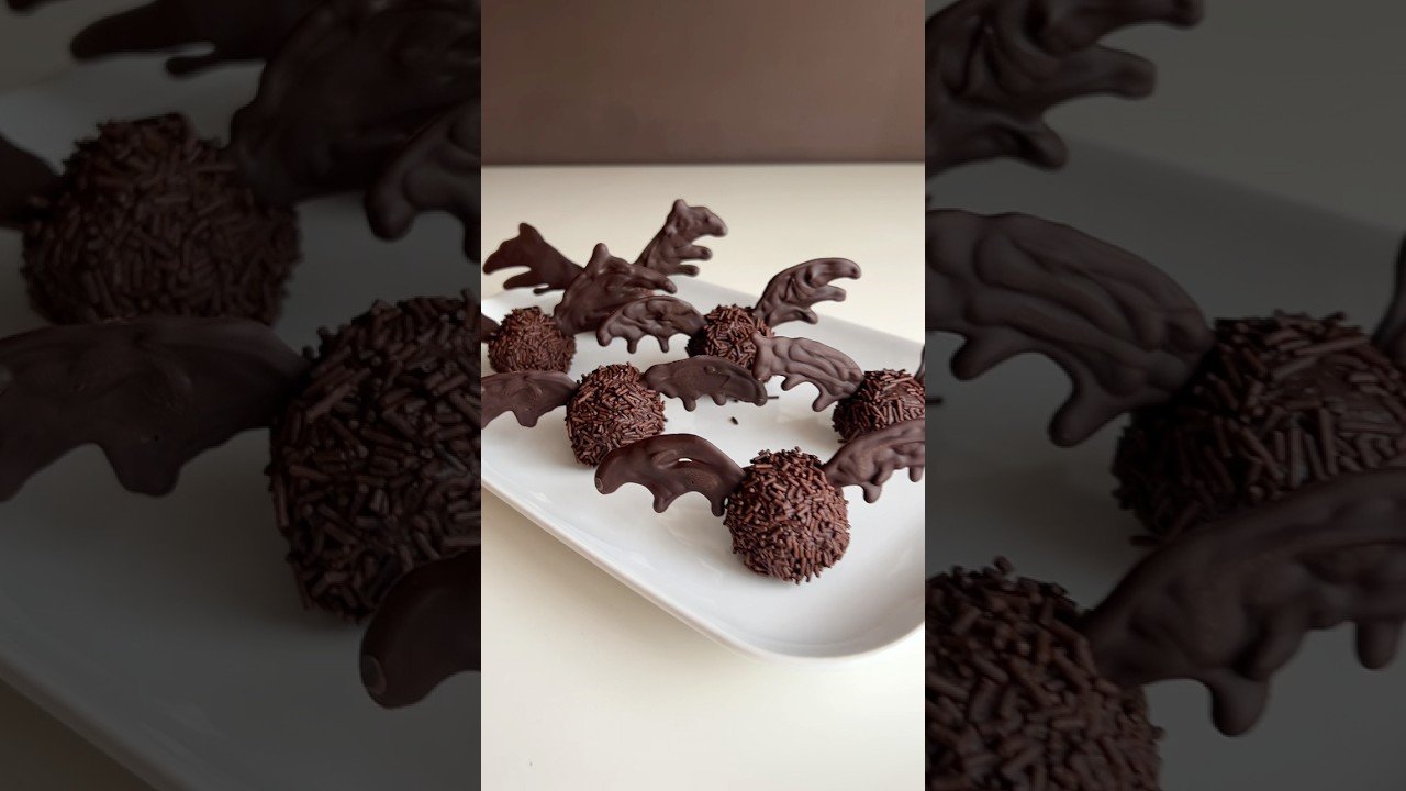 Receta de Trufas de chocolate para niños para Halloween