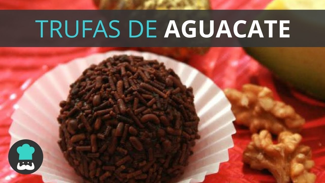 Receta de Trufas de chocolate y aguacate