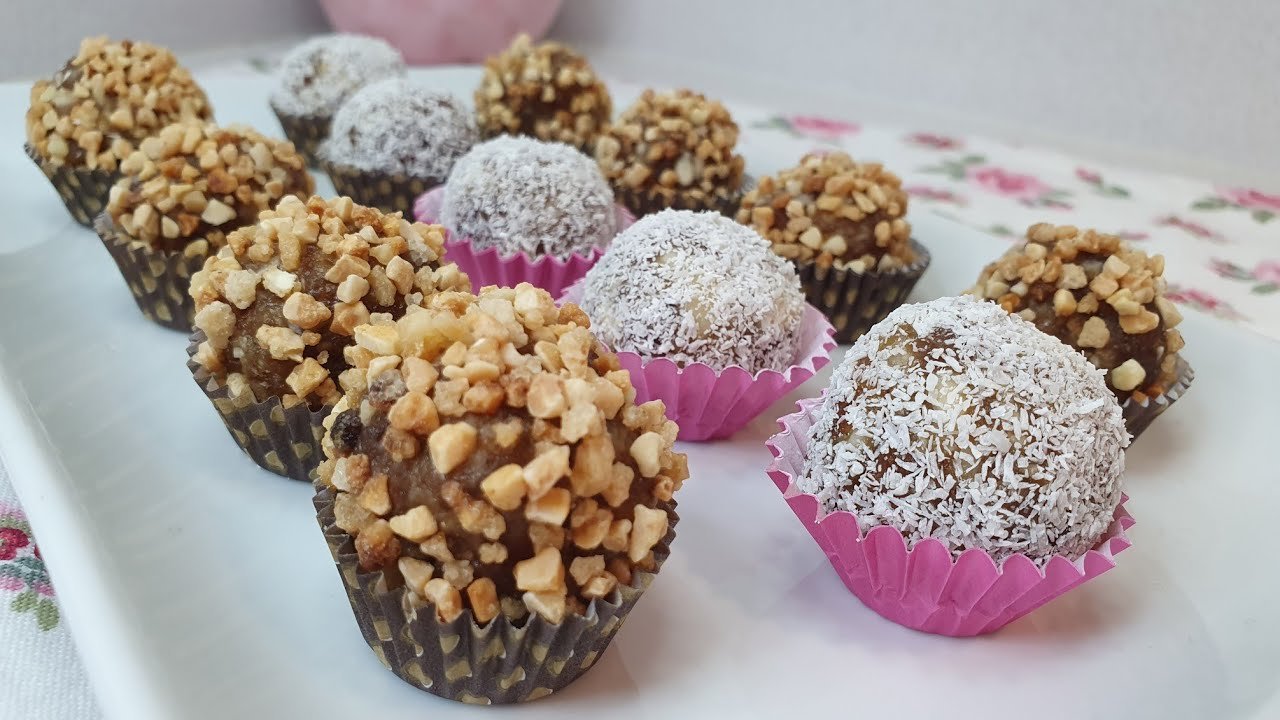 Receta de Trufas veganas de dátiles