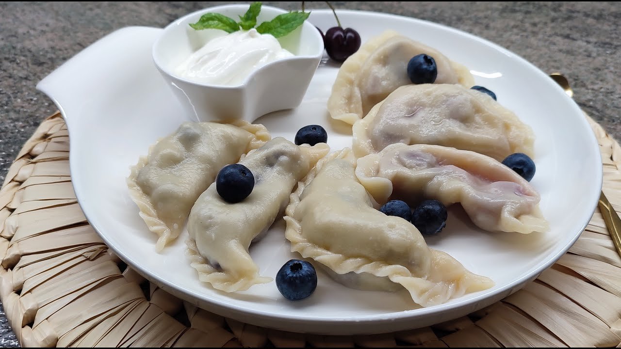 Receta de Vareniki ucraniano de cerezas