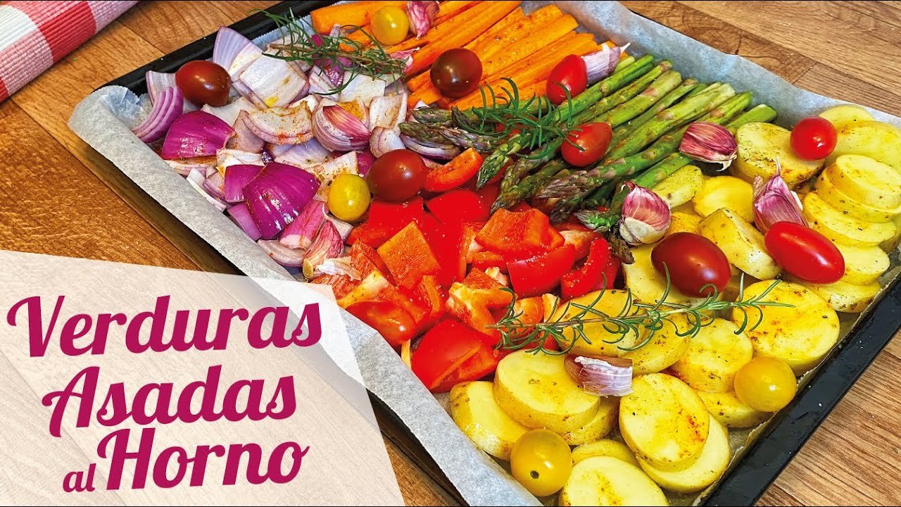 Receta de Verduras asadas al horno con patatas