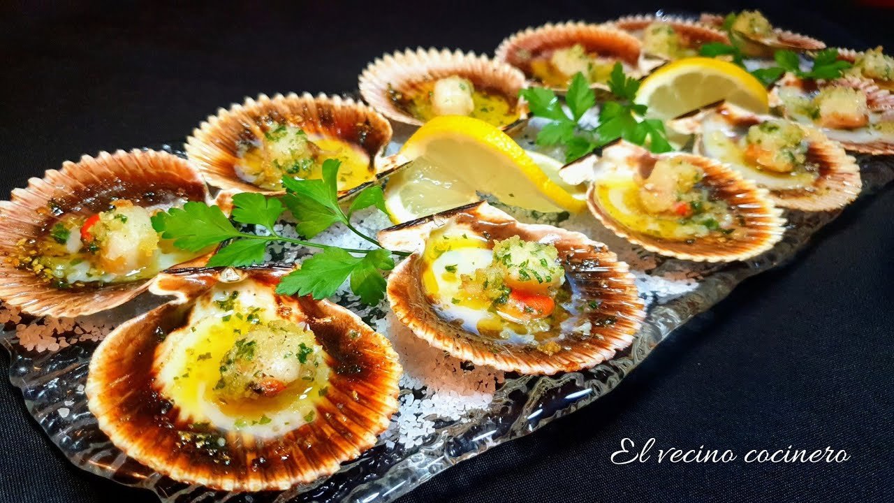 Receta de Vieiras a la marinera