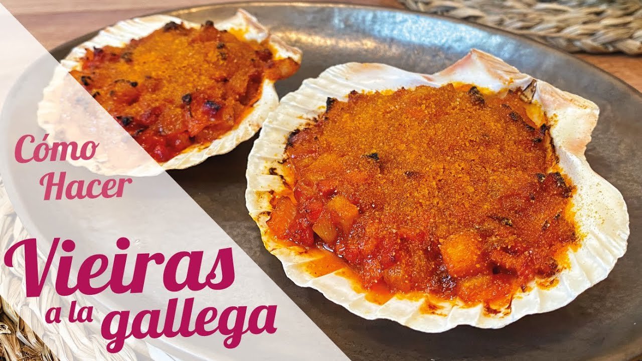 Receta de Vieiras al horno