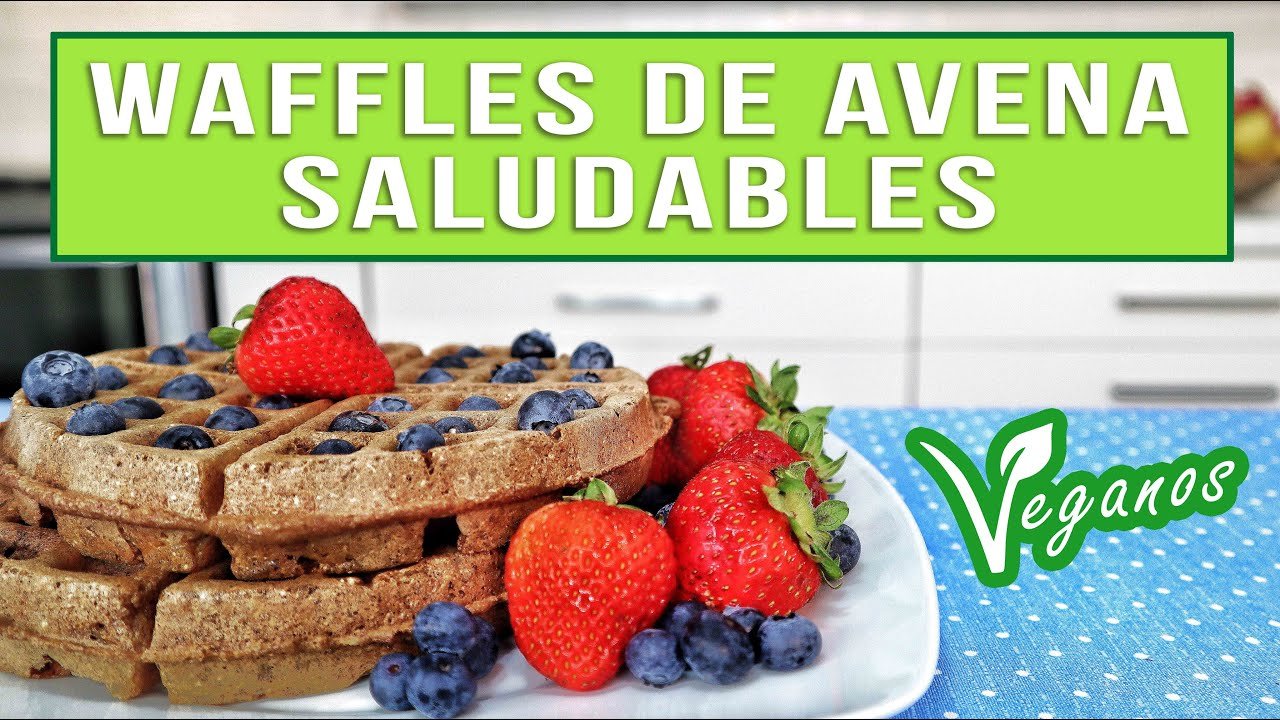 Receta de Waffles veganos