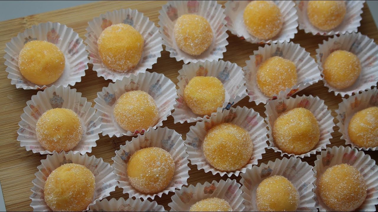 Receta de Yemas de coco