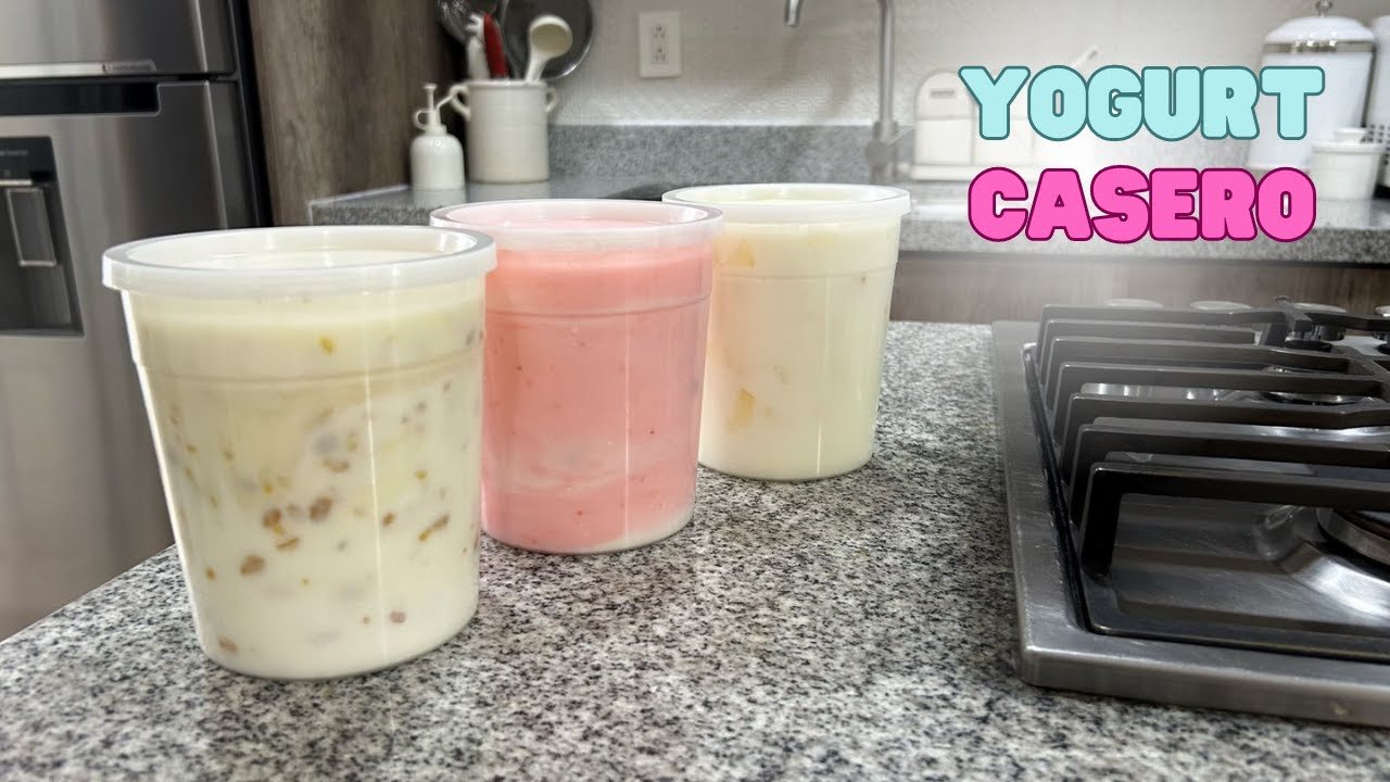 Receta de Yogurt casero de sabores