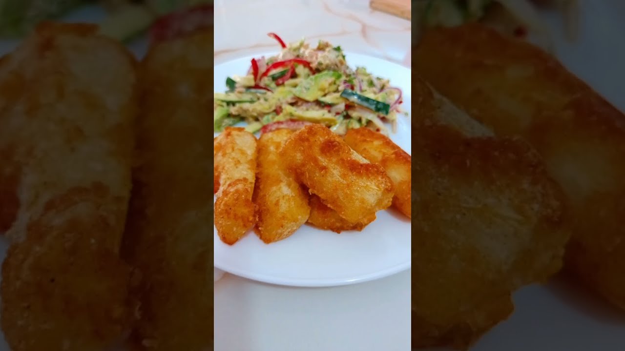 Receta de Yuca frita a la cubana