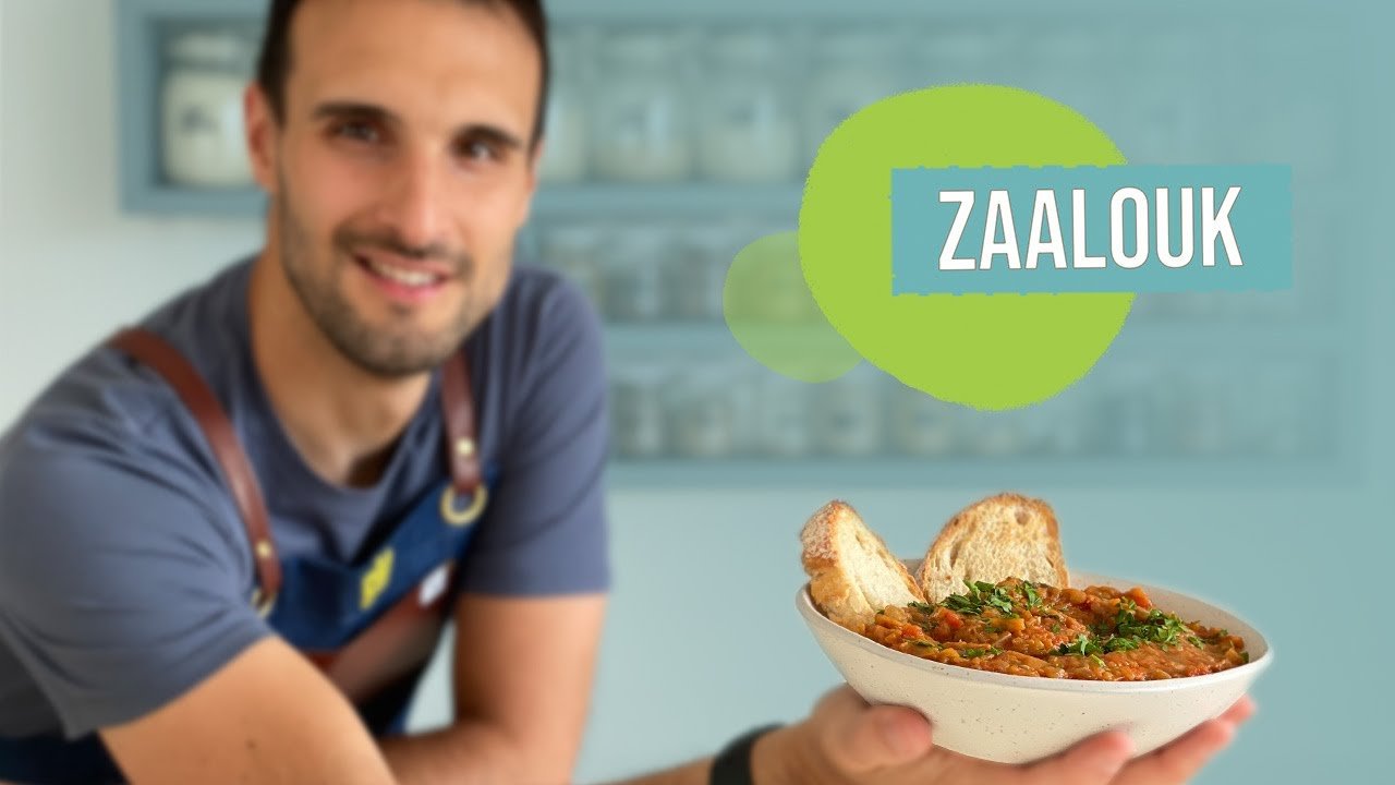 Receta de Zaalouk o ensalada de berenjenas marroquí