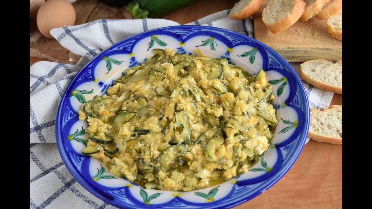 Receta de Zarangollo murciano