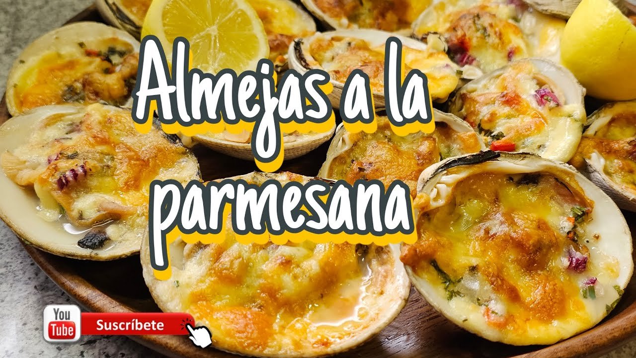 Receta de almejas a la parmesana