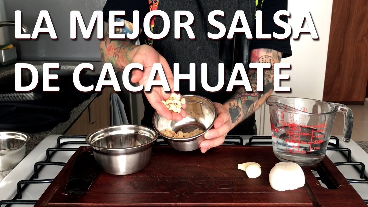 Salsa de cacahuete