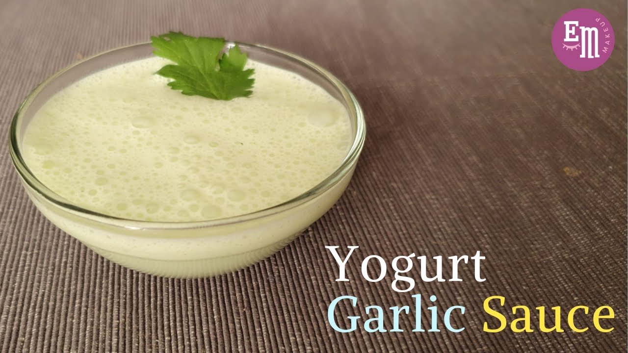 Salsa de yogur con ajo