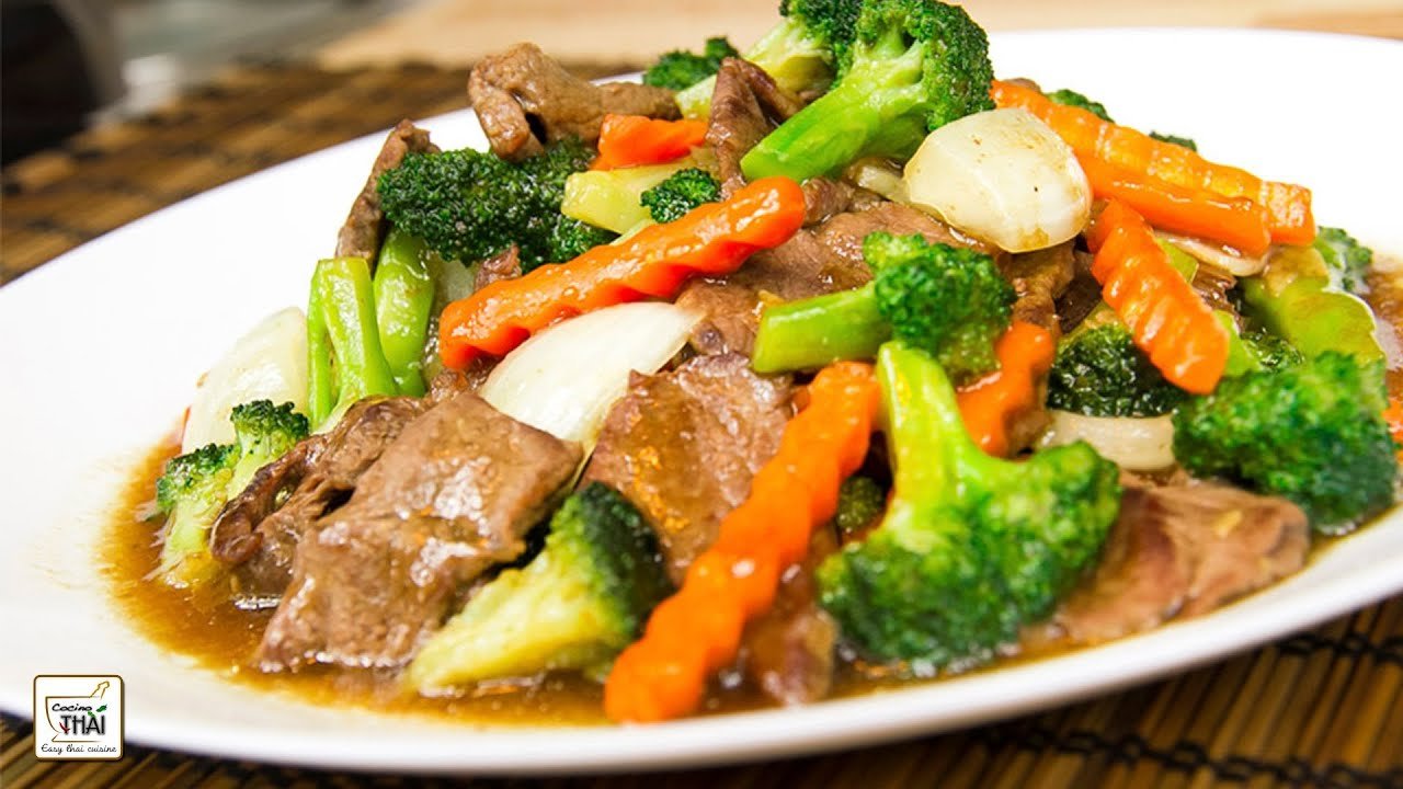 Salteado de ternera con brócoli