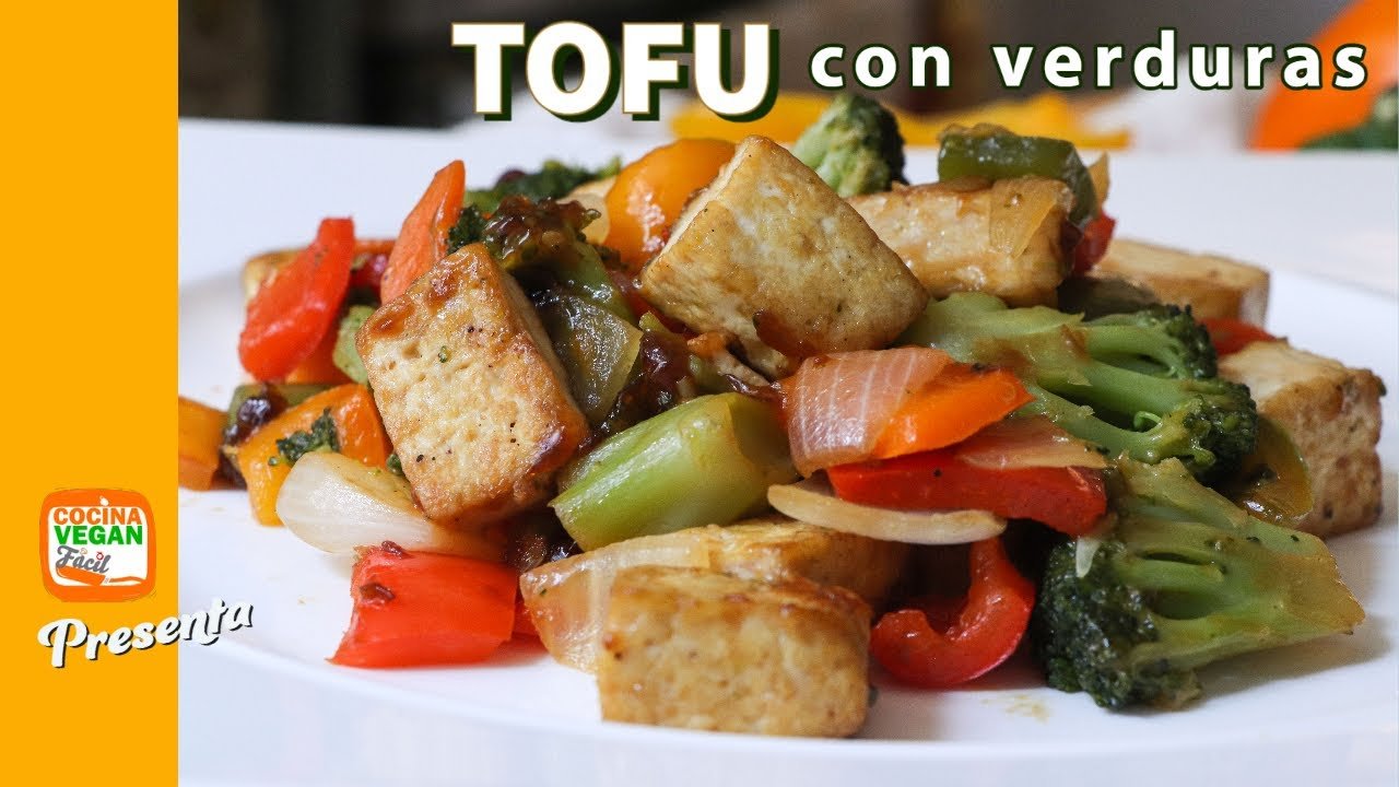 Salteado de tofu con verduras