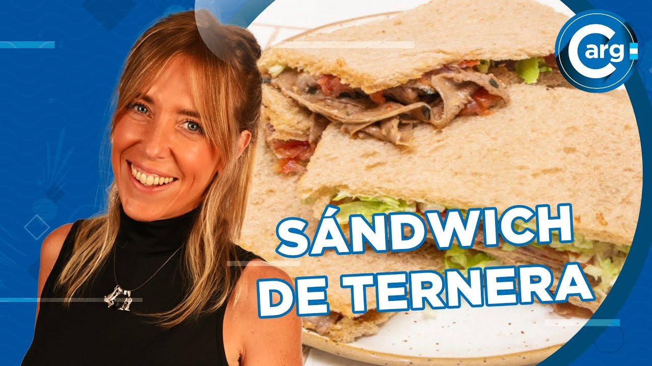 Sándwich de ternera con queso