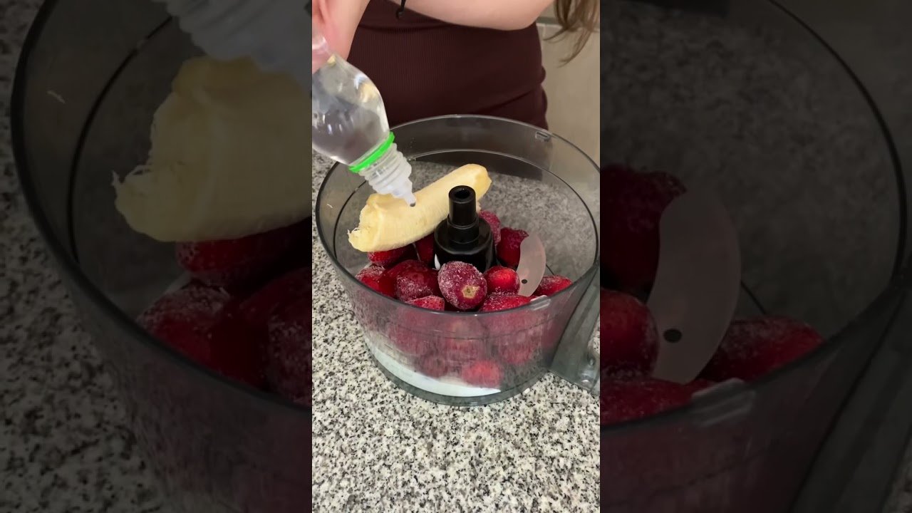 Smoothie de frutos rojos y plátano