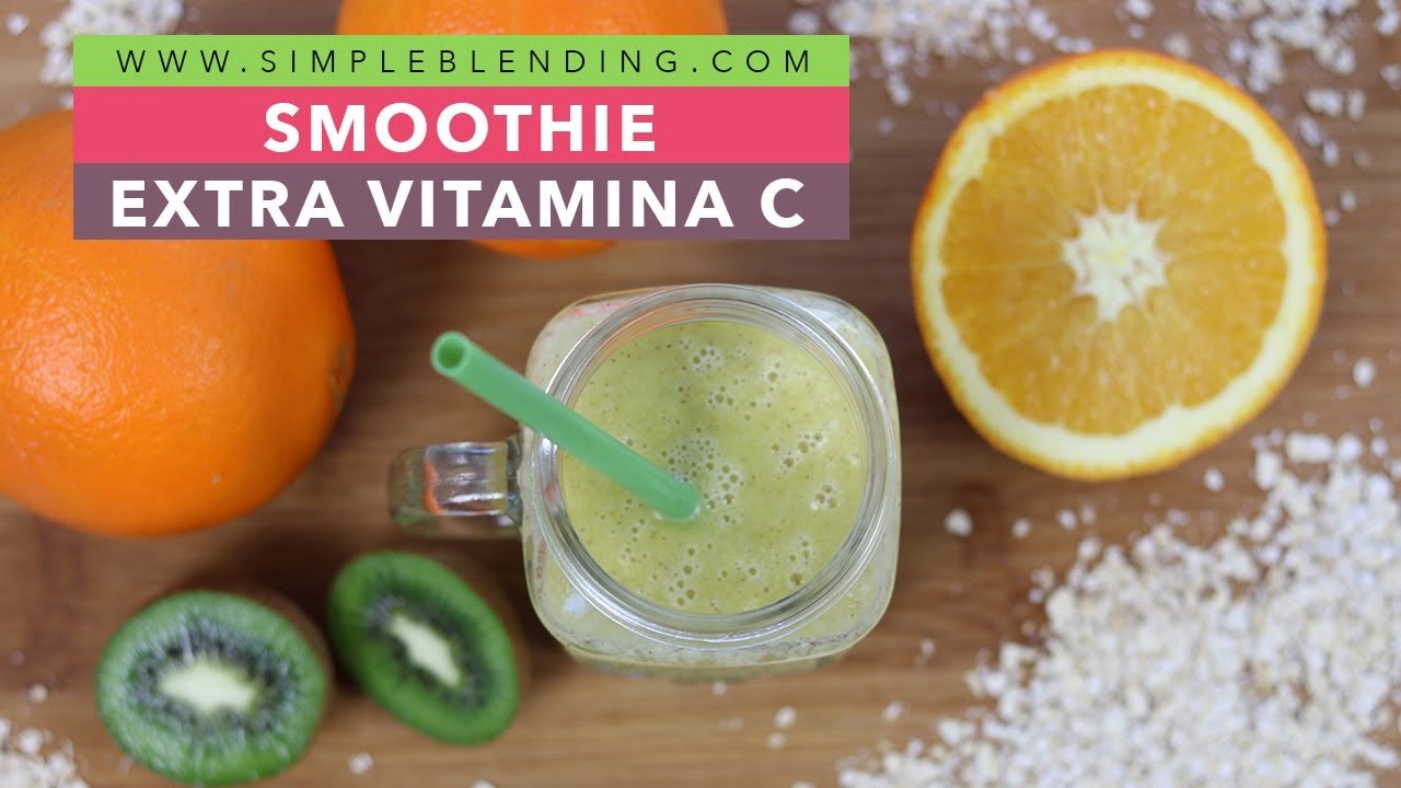 Smoothie de kiwi y naranja