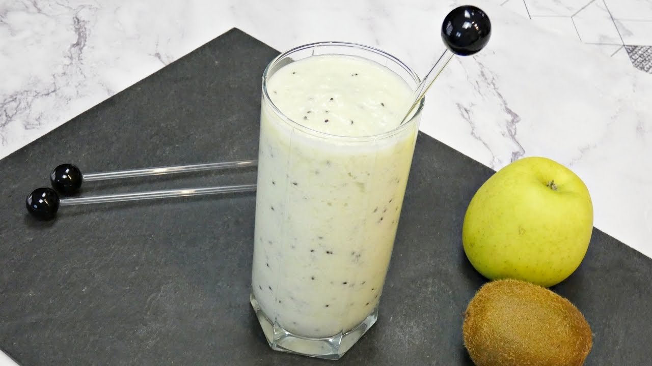 Smoothie verde de kiwi