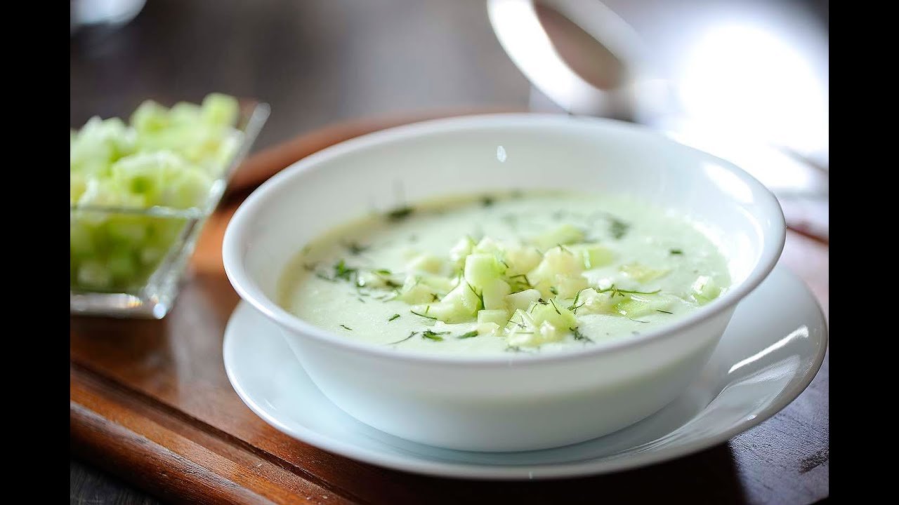 Sopa fría de pepino