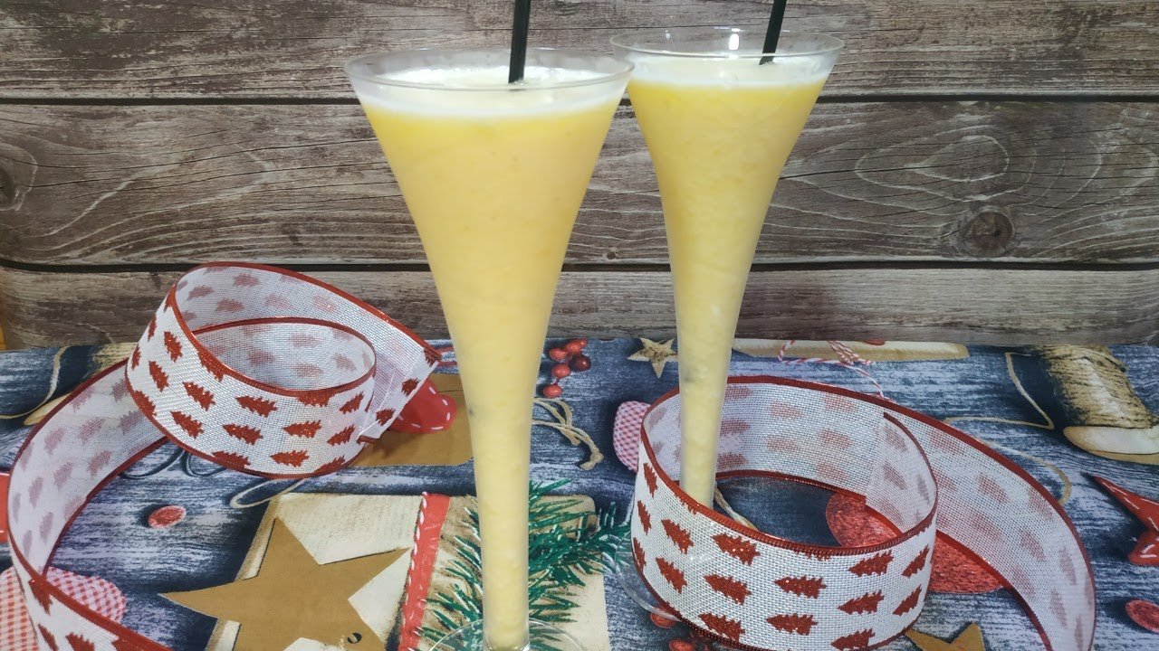Sorbete de piña al cava