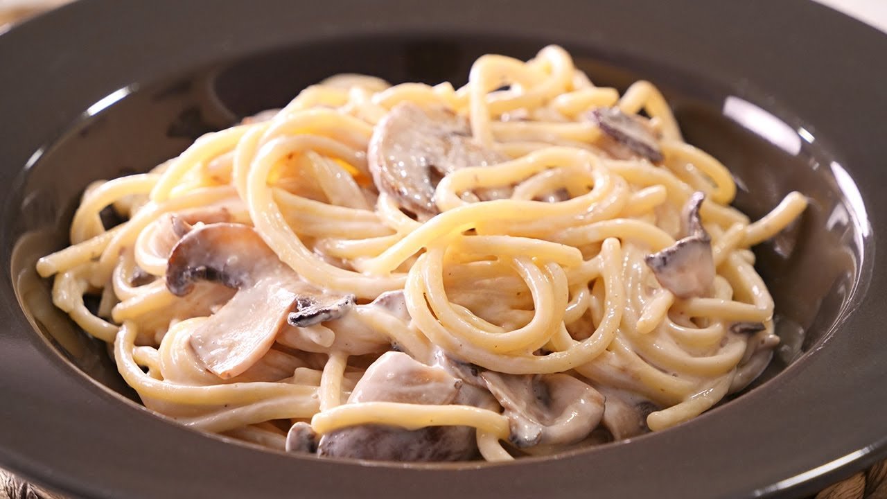Tagliatelle con champiñones