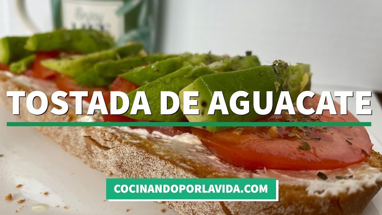 Tostada con aguacate