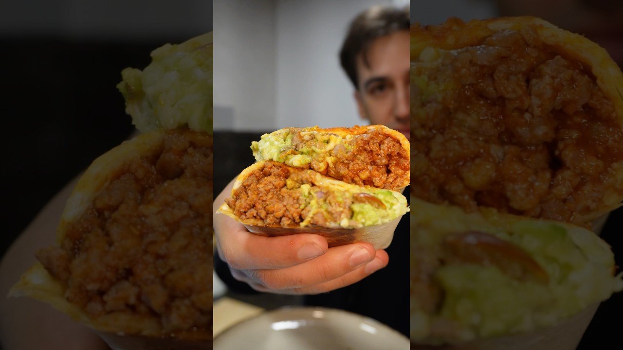 Wrap de carne y queso