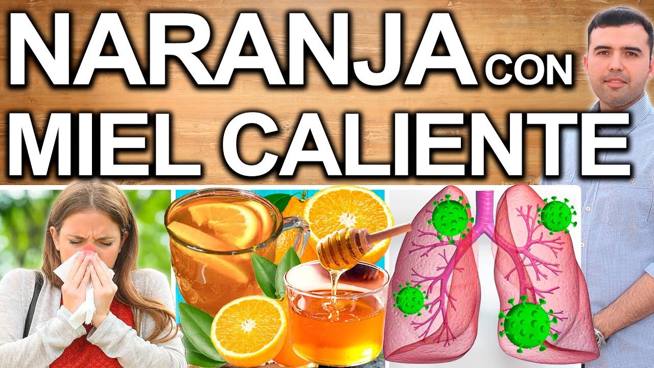 Zumo de naranja con miel y canela