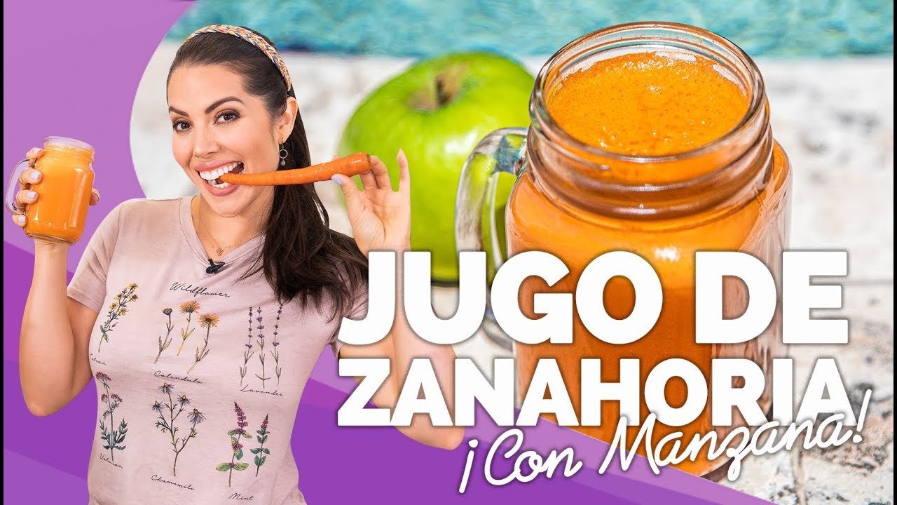Zumo de zanahoria y manzana depurativo