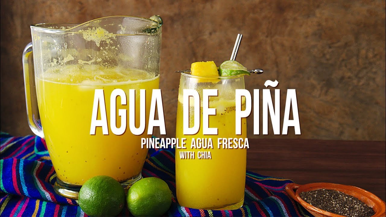 Agua fresca de piña