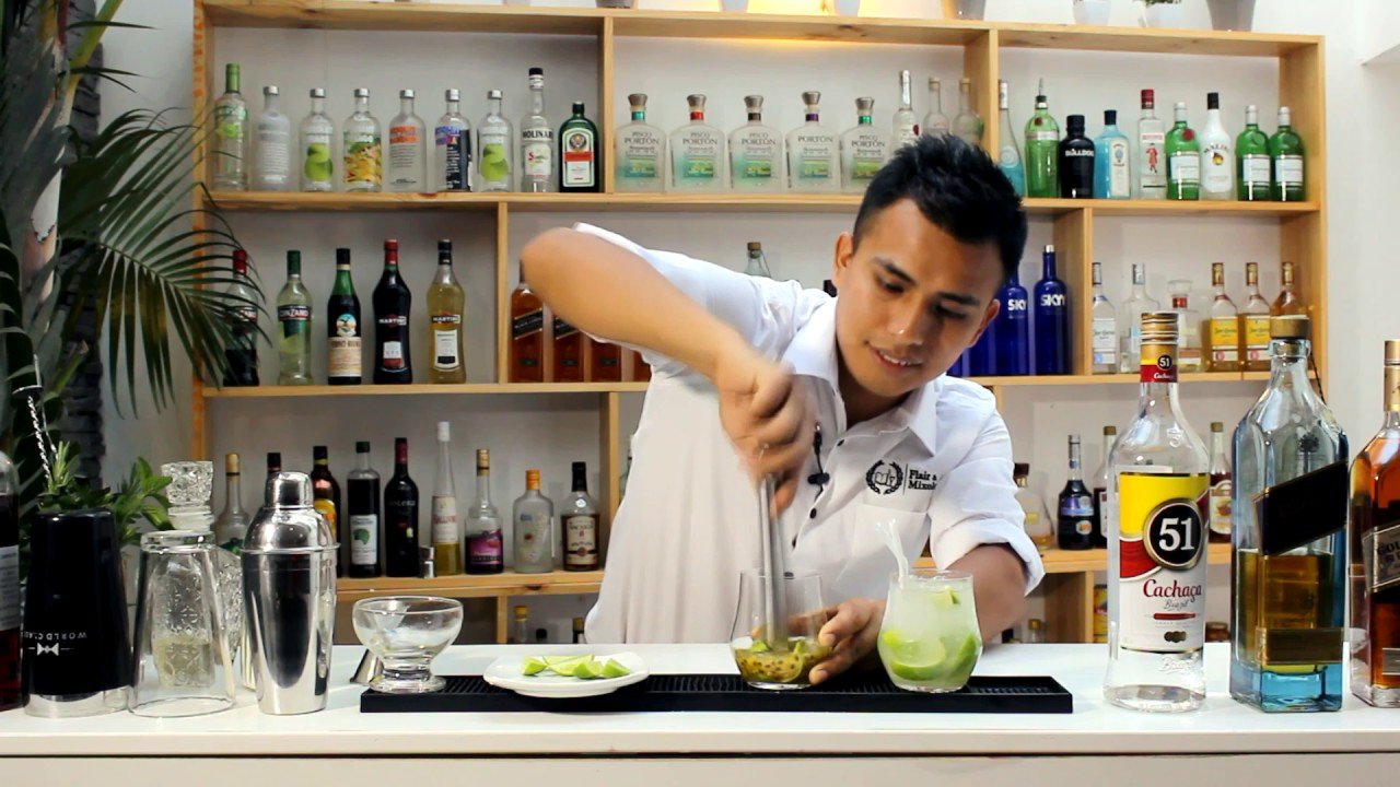 Caipiriña de maracuyá