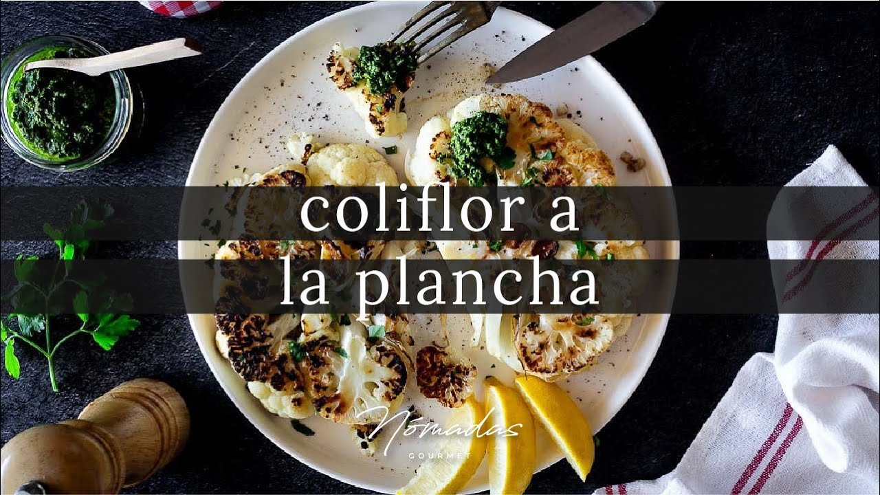 Coliflor a la plancha con limón