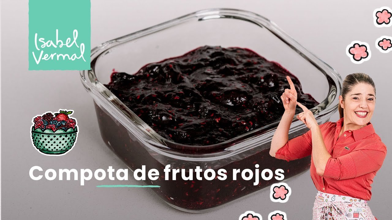 Compota de frutos rojos rápida