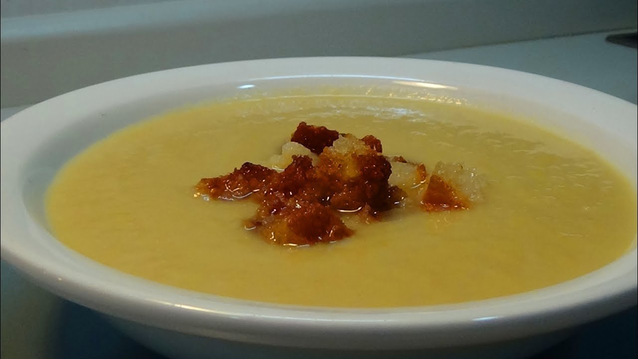Crema de puerro rápida