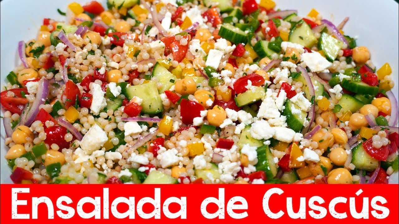 Ensalada de couscous con pasas