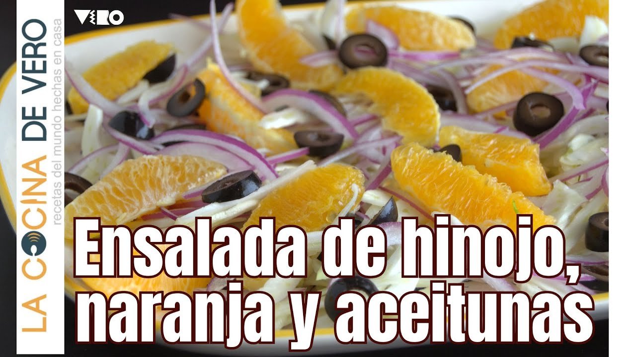 Ensalada de hinojo con aceitunas