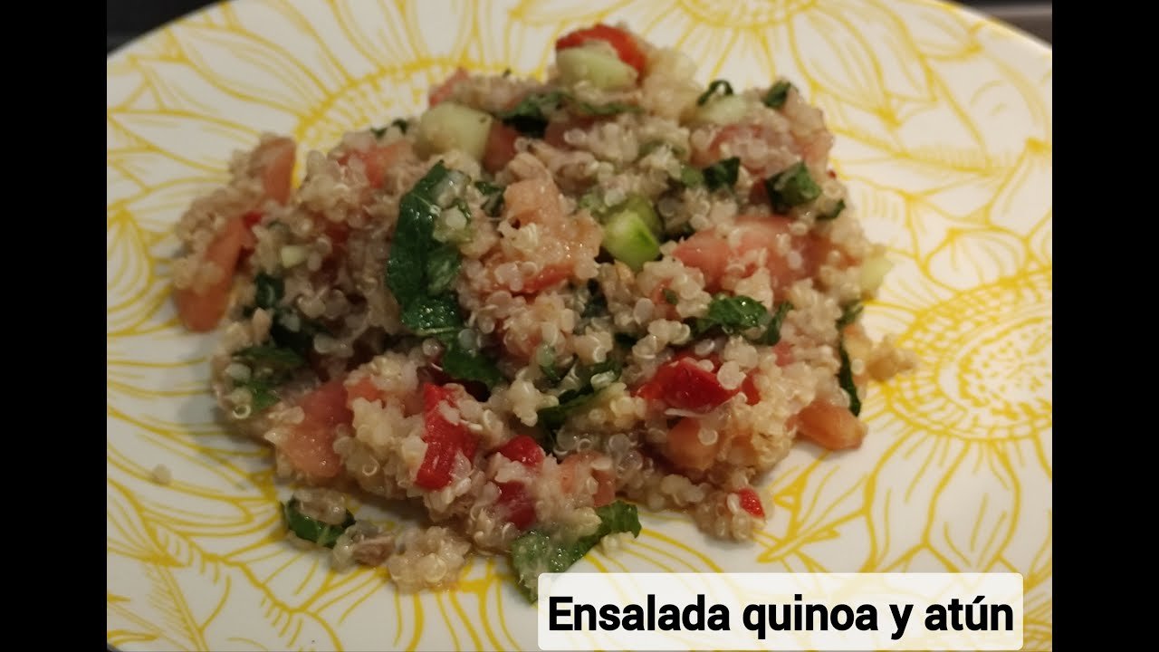 Ensalada de quinoa con atún