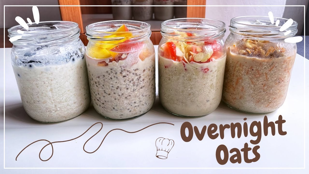 Estas overnight oats son perfectas si no tienes tiempo por la mañana: ricas y saludables