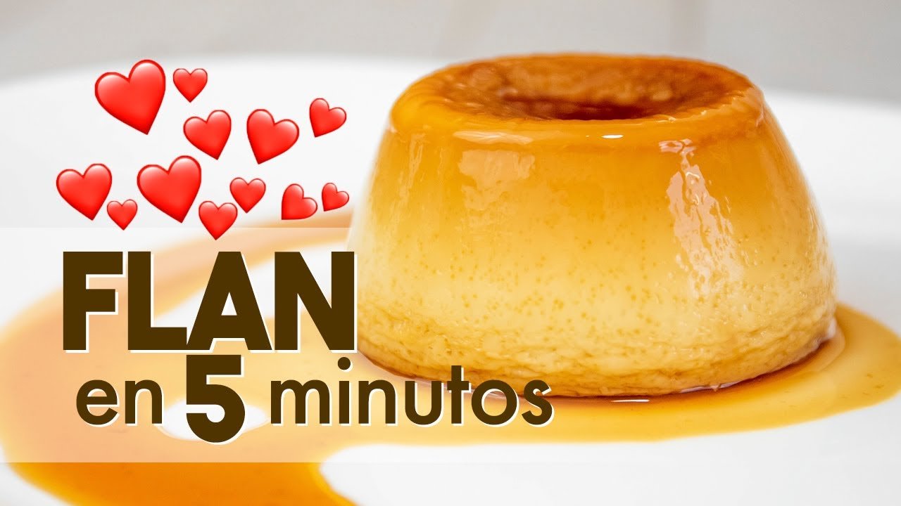 Flan en microondas