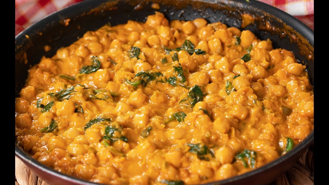 Garbanzos con curry