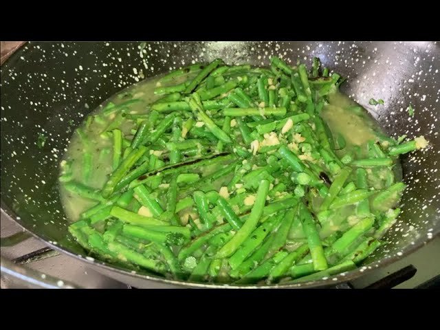 Judías verdes con almendras