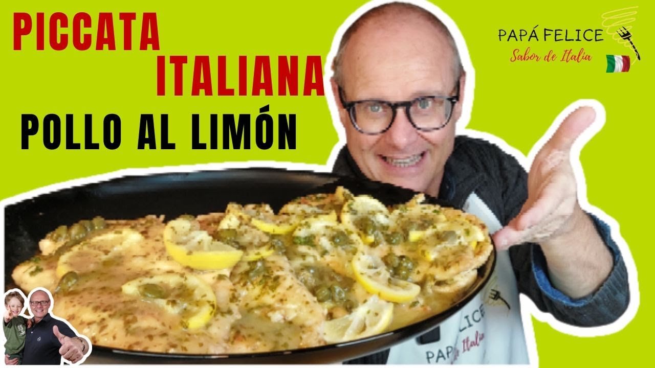 Pollo con limón y alcaparras