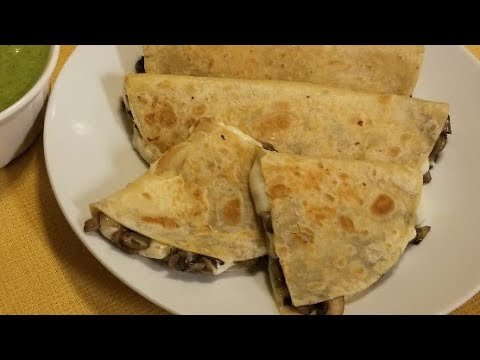 Quesadilla de champiñones