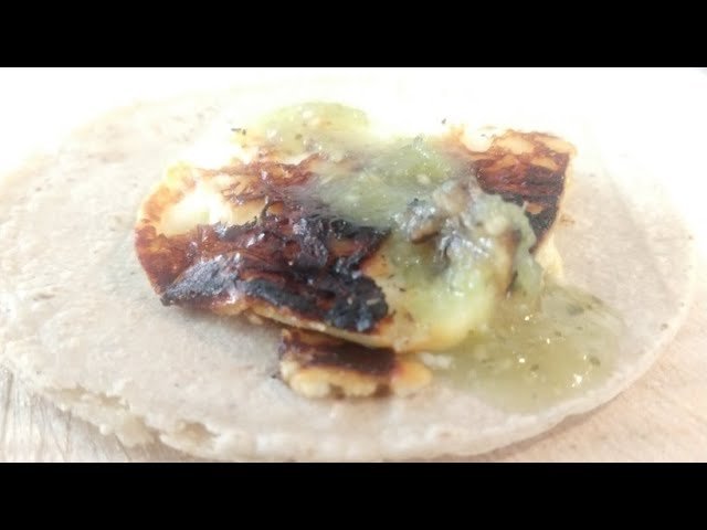 Queso panela a la plancha con limón