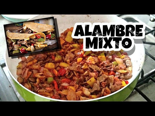 Receta de Alambre mixto
